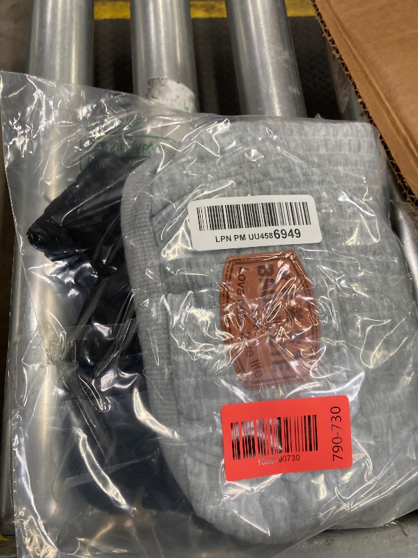 Photo 1 of 2 Pack Dog Hoodie Sweaters for Small Medium Dogs Warm Dog Clothes for Large Dogs Soft Waffle-Like Laminated Sweatshirt Bulldog (Black+Grey, S (Back: 11.5",Chest: 15.5", Neck: 10"))