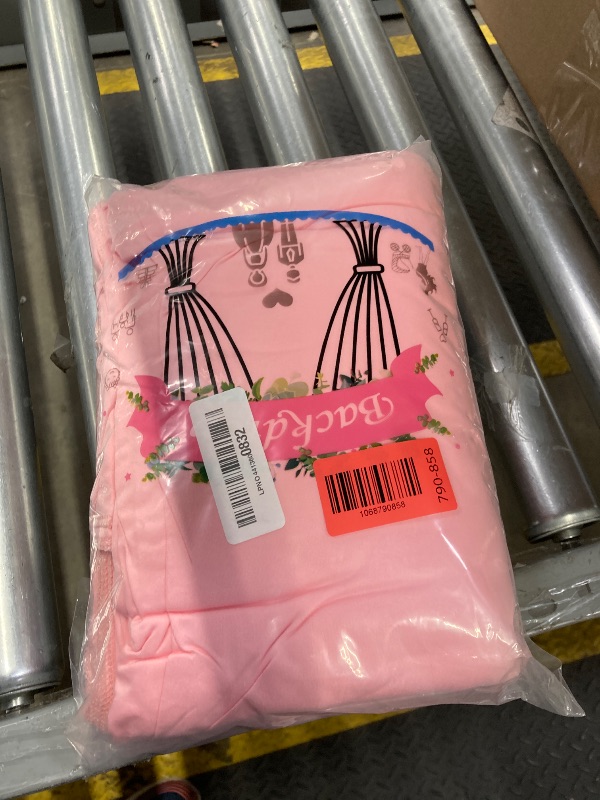 Photo 1 of 10x10ft Pink Backdrop Curtains for Wedding Parties Wrinkle Free Pink Curtains Photo Backdrop Drapes for Photography Birthday Baby Shower Soft Fabric Party Backgournd for Photoshoot 5x10ft, 2 Panels