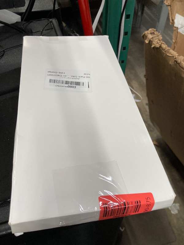 Photo 1 of 100 Pack Colored Clothespins Wooden 2.9 Inch, Orange Clothes Pins Wood, Clothing Pins Clips for Craft Pictures Classroom