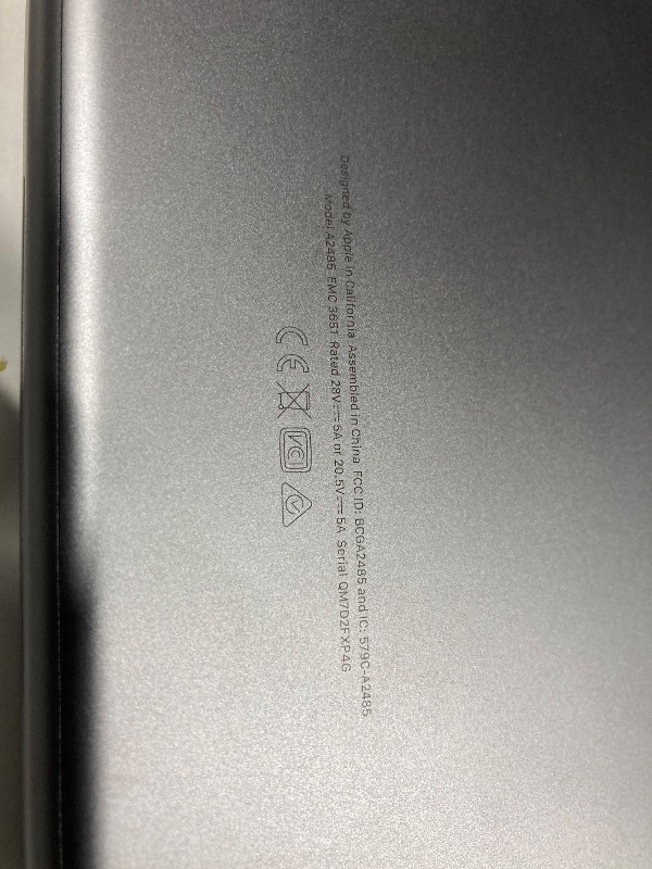 Photo 1 of **Battery will not charge, needs a battery replacement**Apple 2021 MacBook Pro (16.2-inch, M1 Pro chip with 10?core CPU and 16?core GPU, 16GB RAM, 512GB SSD) - Space Gray