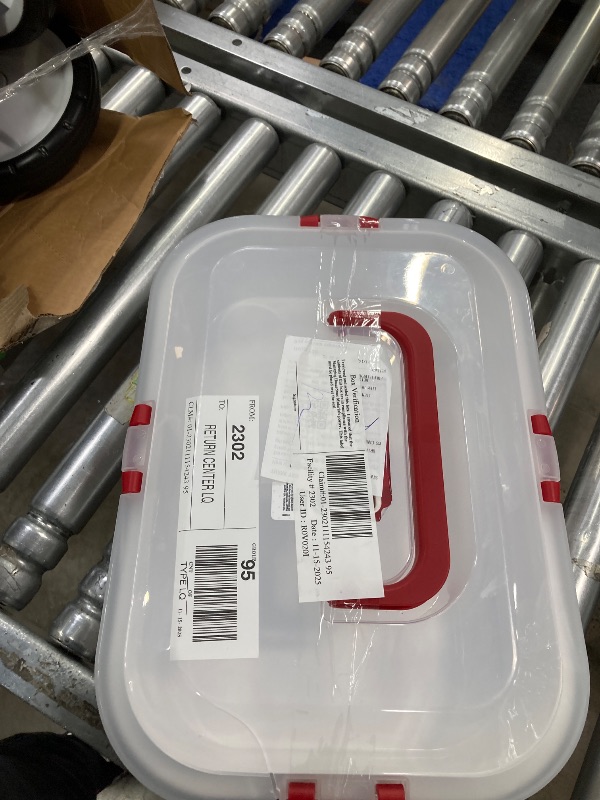 Photo 1 of  CONTAINER CADDY FOR FOOD OR ORGANIZATION***WHITE AND RED