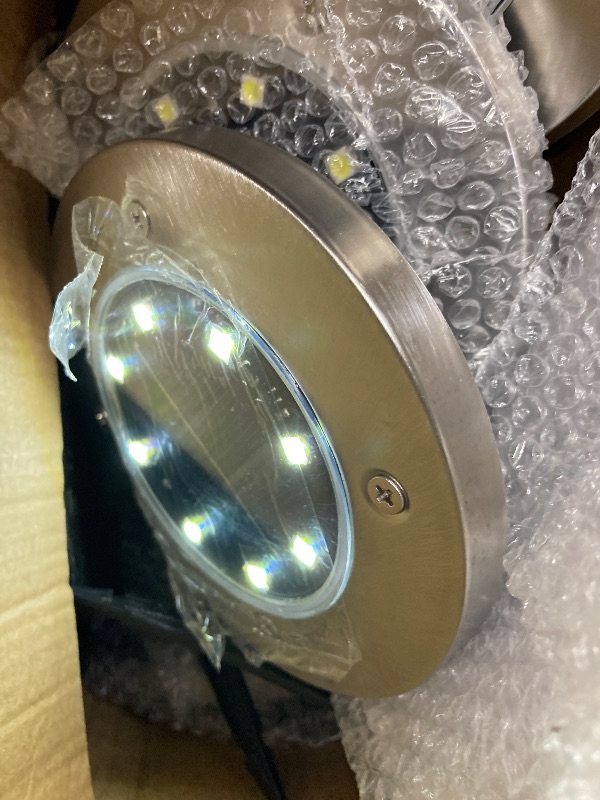 Photo 1 of **20 LIGHTS**INCX Solar Lights Outdoor Waterproof, 20 Pack Solar Light for Outside, Garden Lights Landscape Lighting for Patio Pathway Lawn Yard Deck Driveway Walkway, Cold White