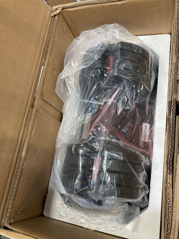 Photo 1 of ***ONLY ONE*****ALTLER 52LBS Pair Adjustable Dumbbells Set Premium Rubber Coated Dumbbell Set with Secure Locking Mechanism for Safe & Customizable Strength Training