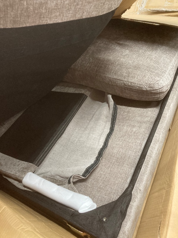 Photo 1 of **BOX 2 OF 2 ONLY/INCOMPLETE SET/PARTS ONLY***CLOUD MODULAR SECTIONAL SOFA GREY CHENILLE