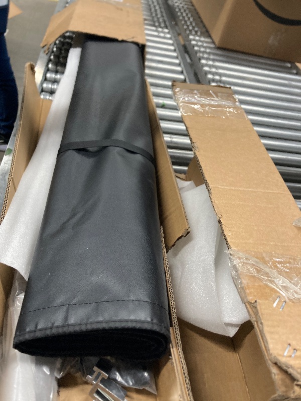 Photo 1 of **The description and photo is only to the reference** Roll-Up Soft Vinyl Truck Bed Tonneau Cover Compatible for 2009-2025 2026 Ford F150 F-150 Short Bed On Top (67Inch)