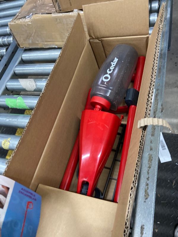 Photo 1 of  Cedar ProMist MAX Spray Mop, PMM with 2 Extra Refills, Red