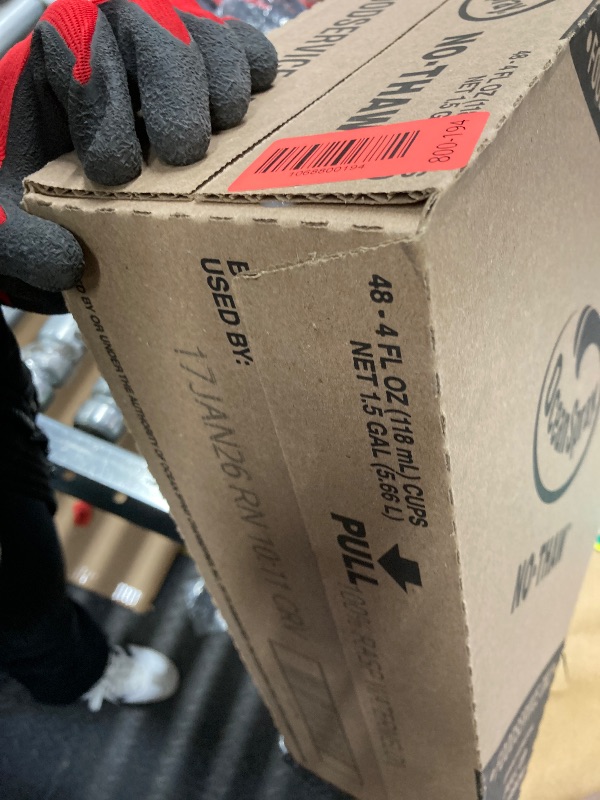 Photo 1 of **BB 1/17/2026**Ocean Spray® 100% Juice Raspberry Watermelon Juice Blend Drink, 4 Fl Oz Cup, 48 Count