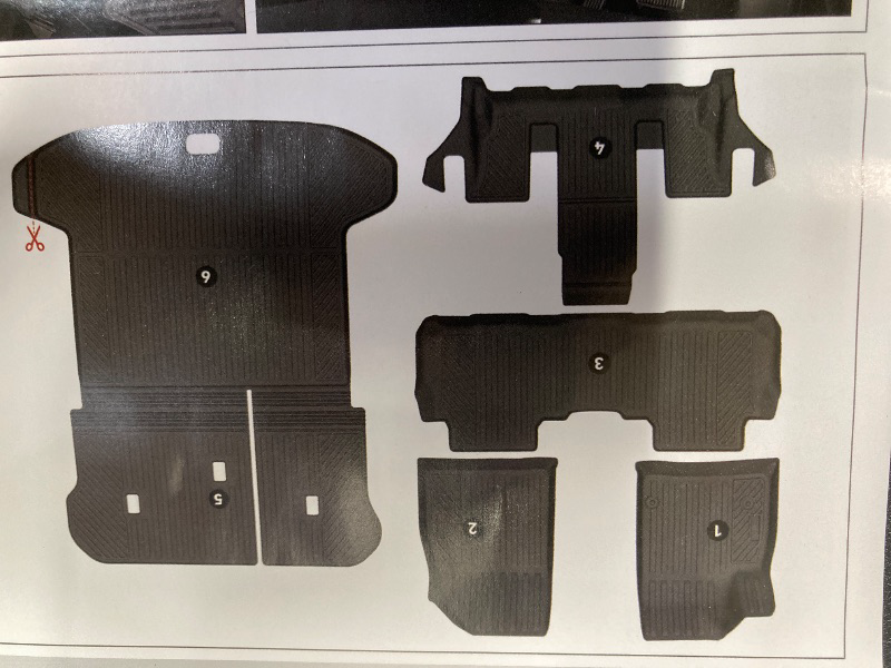 Photo 1 of  floor mats for pilot 2016-2022 7 seats 