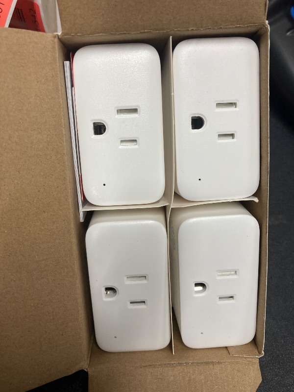 Photo 1 of ?2025 New? SwitchBot Smart Plug Mini 15A(4 Pack), Energy Monitor, Smart Home WiFi(2.4GHz) & Bluetooth Outlet, Compatible with Alexa & Google Home, APP Remote Control & Timer Function, No Hub Required