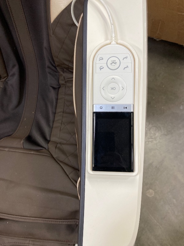 Photo 1 of ***this item has a fault code** HealthRelife 4D Massage Chair Full Body Zero Gravity Recliner - 55“ SL-Track,15 Auto Modes,11 Massage Technique,40 Airbags Massage,with Yoga Stretch,APP Control,Shiatsu Foot Massage(Coffee)