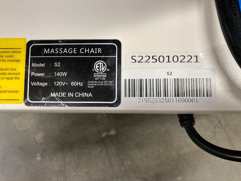 Photo 1 of ***this item has a fault code** HealthRelife 4D Massage Chair Full Body Zero Gravity Recliner - 55“ SL-Track,15 Auto Modes,11 Massage Technique,40 Airbags Massage,with Yoga Stretch,APP Control,Shiatsu Foot Massage(Coffee)