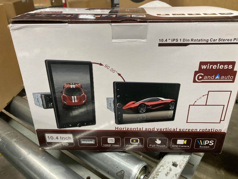 Photo 1 of 10.4" Ips Din rotating Car Stereo Player