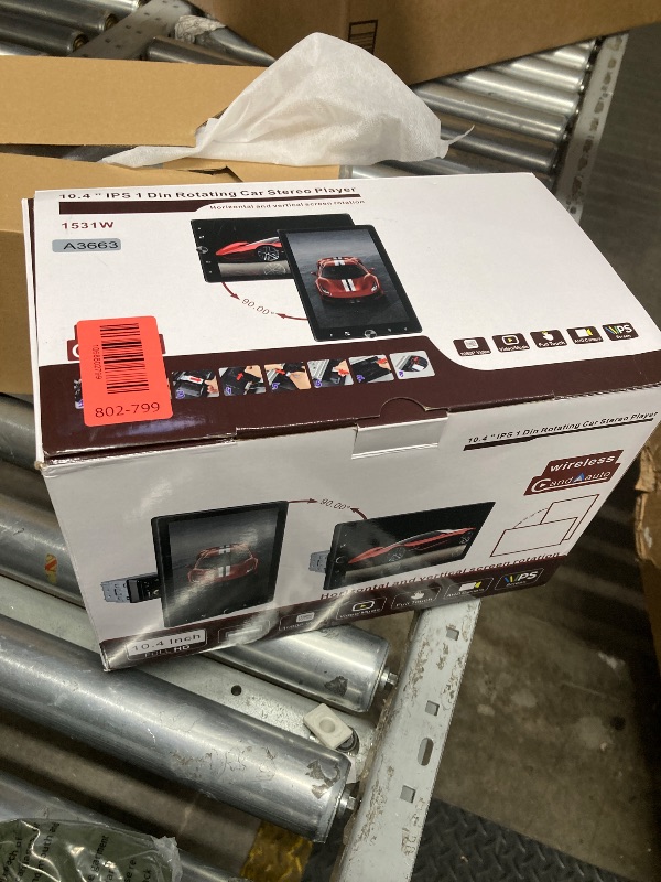 Photo 1 of 10.4" Ips Din rotating Car Stereo Player