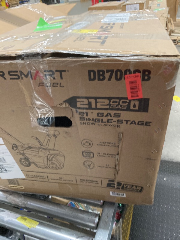 Photo 1 of ***Parts only***
PowerSmart 21 Inch 212cc Single Stage Gas Powered Push Gasoline Snow Blower
