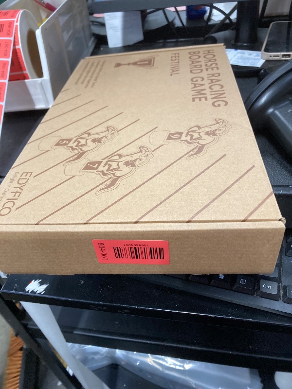 Photo 1 of ****Factory seal****

Horse Race Board Game, Magnetic Horse Racing Game with 100 Chips, 12 Magnet Wooden Horses, 2 D12 & 2 Cards, Thickened Solid Wood Horse Game Set Luxury Board Games for Family Nights Party Gifts