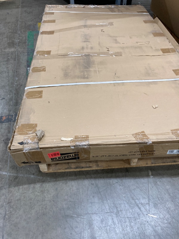 Photo 1 of ***Partial set****

Amazonia Jefferson 9-Piece Patio Extendable Dining Table Set | Brown Wicker Chairs with Cushion | Ideal for Outdoors and Indoors