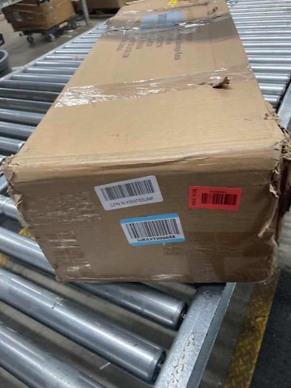 Photo 1 of ***PARTS ONLY****
Unionly 55W 10-Drawers Dresser with 2 Open Storage Shelves, TV Stand Dresser for 55,65 inch TV?with Power Outlets and LED Lights, Fabric Dressers Drawers for Bedroom, Living Room (White)