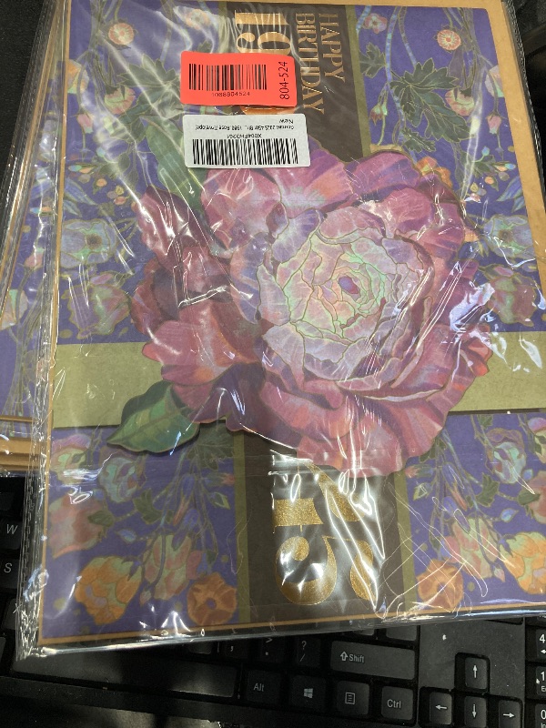 Photo 1 of ***** PACK OF 2*******Gcardist 2025 45th Birthday Greeting Card, 45 Years Old Birthday Gift Card, Memory Back In 1980, Rose (Envelope)