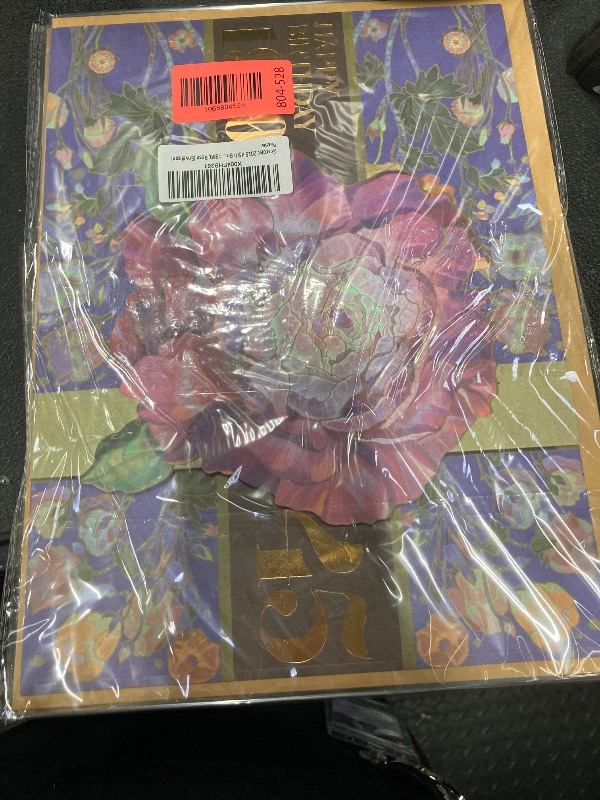 Photo 1 of ***** PACK OF 2******* 2025 45th Birthday Greeting Card, 45 Years Old Birthday Gift Card, Memory Back In 1980, Rose (Envelope)