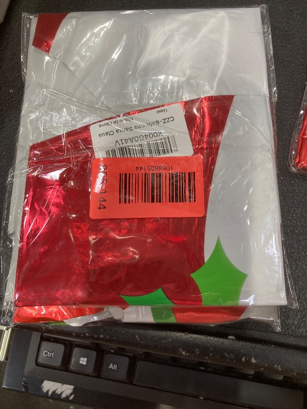 Photo 1 of ****** PACK OF 2****** Candy Cane Balloons - 24.8 Inch Foil Balloons, Red & Green for Christmas Decorations