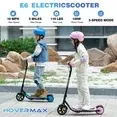 View 1 of ***** PACKOF 2******HOVERMAX Kids Electric Scooter - Ages 6-12, 10mph, 9.3mi Range w/ 7-Color Lights & 7" Tires