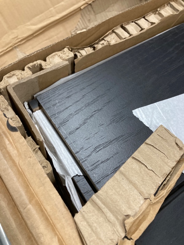 Photo 1 of ***BOX #2 -MISSING BOX#1 -SELLING AS IS INCOMPLETE, PARTS ONLY*** Better Homes & Gardens 6 Drawer Dresser, Black  ***BOX RIPPED/TORN***