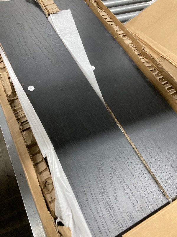 Photo 1 of ***BOX #2 -MISSING BOX#1 -SELLING AS IS INCOMPLETE, PARTS ONLY*** Better Homes & Gardens 6 Drawer Dresser, Black  ***BOX RIPPED/TORN***