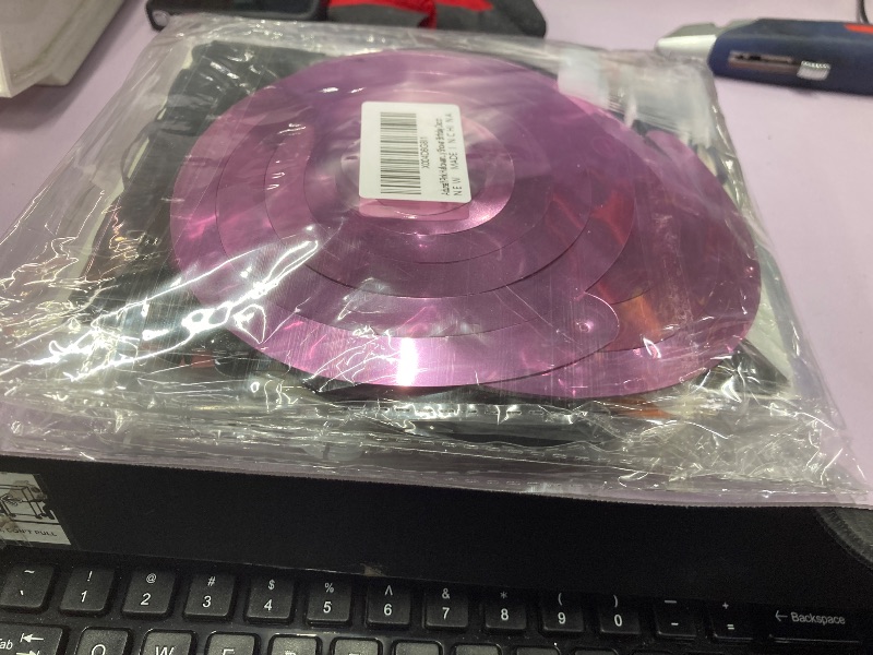 Photo 1 of **2 pak **Adurself Pink Halloween Party Decorations - 49Pcs Boo Hanging Swirls Bat Foil Spirals Cute Ghost Pumpkin Ceiling Streamers Happy Halloween Banner for Pink Themed Baby Shower Birthday Decor