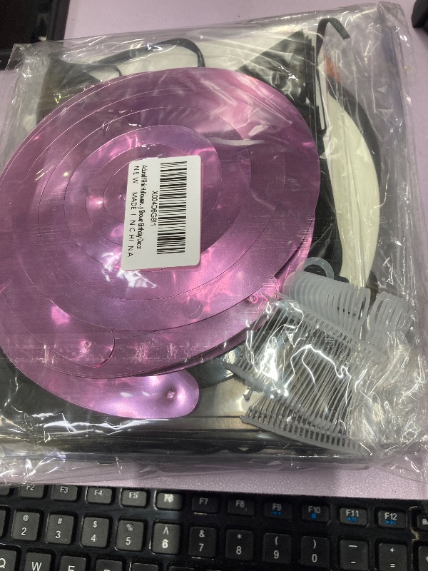 Photo 1 of **2 pak **Adurself Pink Halloween Party Decorations - 49Pcs Boo Hanging Swirls Bat Foil Spirals Cute Ghost Pumpkin Ceiling Streamers Happy Halloween Banner for Pink Themed Baby Shower Birthday Decor