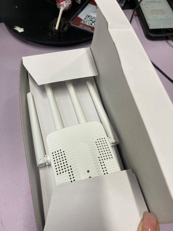 Photo 1 of 1200M WiFi Extender Signal Booster: 5.8G/2.4GHz Dual-Band Internet Repeater Long Range Covers Up to 12980 Sq.ft and 108 Devices for Home