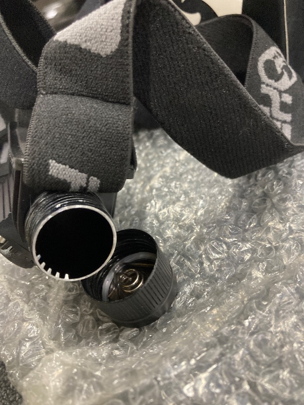 Photo 1 of ***APPEARS TO BE BATTERY OPERATED ONLY***Foxelli Ultra Bright Rechargeable Headlamp – 18650 Battery, IPX7 Waterproof, 1200 Lumen LED Light for Work & Outdoors, with Battery & Hooks - Perfect for Hard Hat or Helmet***APPEARS TO BE BATTERY OPERATED ONLY***I