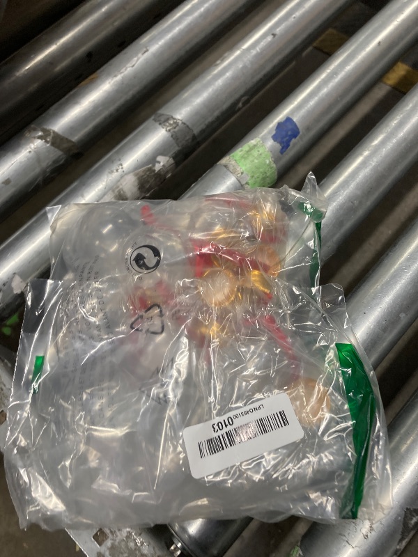 Photo 1 of 10 Pieces Fillable Booze Tree Ornaments, Water Bottle Bulbs Shape Plastic Clear Christmas Ornaments Pendant Ball for Xmas Home Holiday Wedding Party Decor