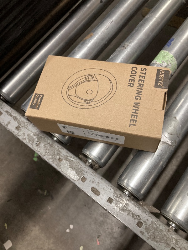 Photo 1 of ?2025 Model? Breathable Soft Leather Car Steering Wheel Cover for Men Women, Non-Slip, Comfortable,Universal 15 inches Steering Wheels, Black