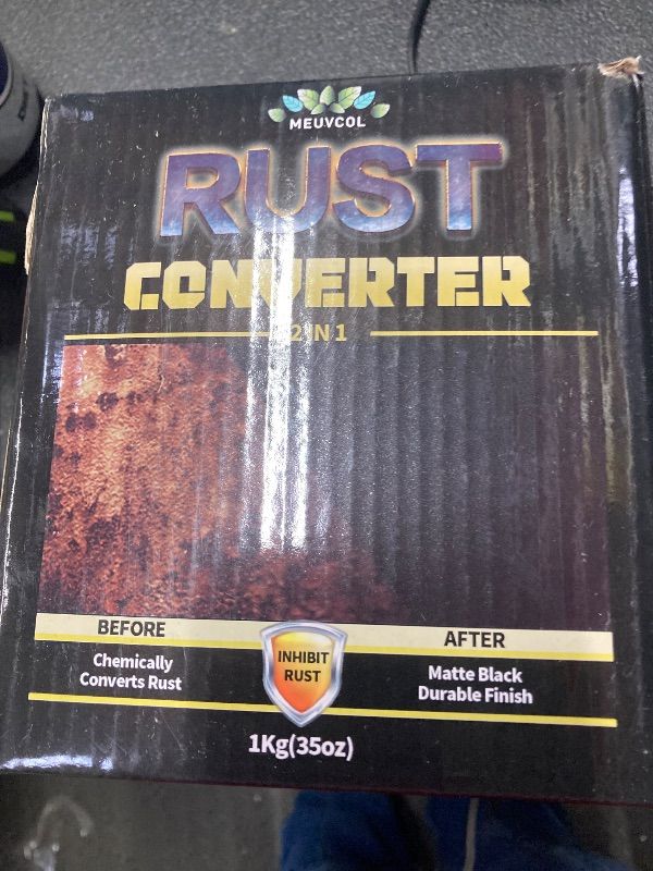 Photo 1 of , 35 Floz Black Rust Inhibitor Paint for Metal, Ultra Automotive Rust Reformer & Seal, Long-Lasting Rust Preventative Coating, Heat Resistance