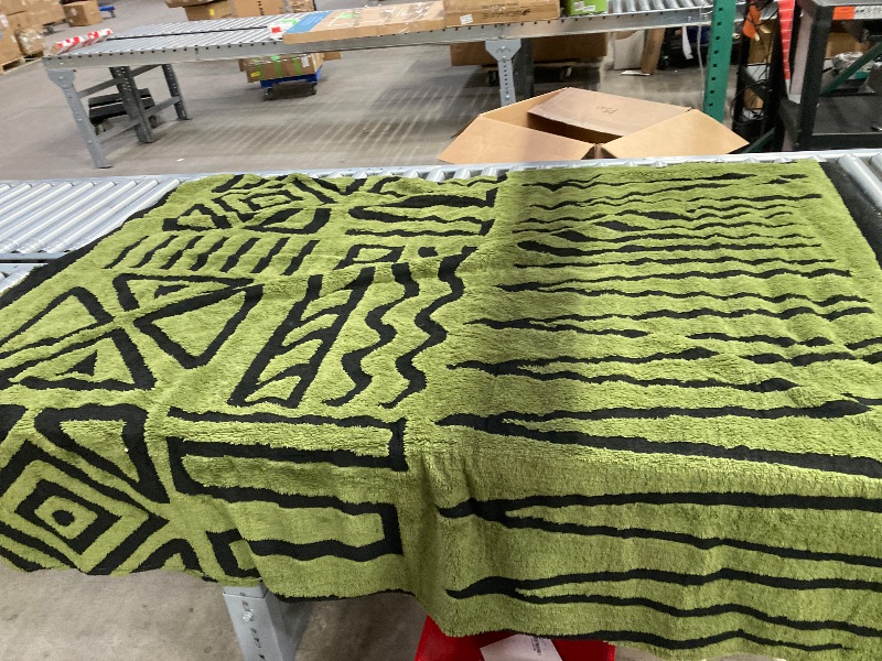 Photo 1 of ***VERY LIGHTWEIGHT***HANDONTIME Olive Green BLANKET STYLE Sofa Cover Boho Couch Cover for Dogs Christmas Green Throw BLANKET Couch Cover Shu Velveteen  Loveseat Cover Short SOFT BLANKET STYLE Cover Washable, 71" X118"