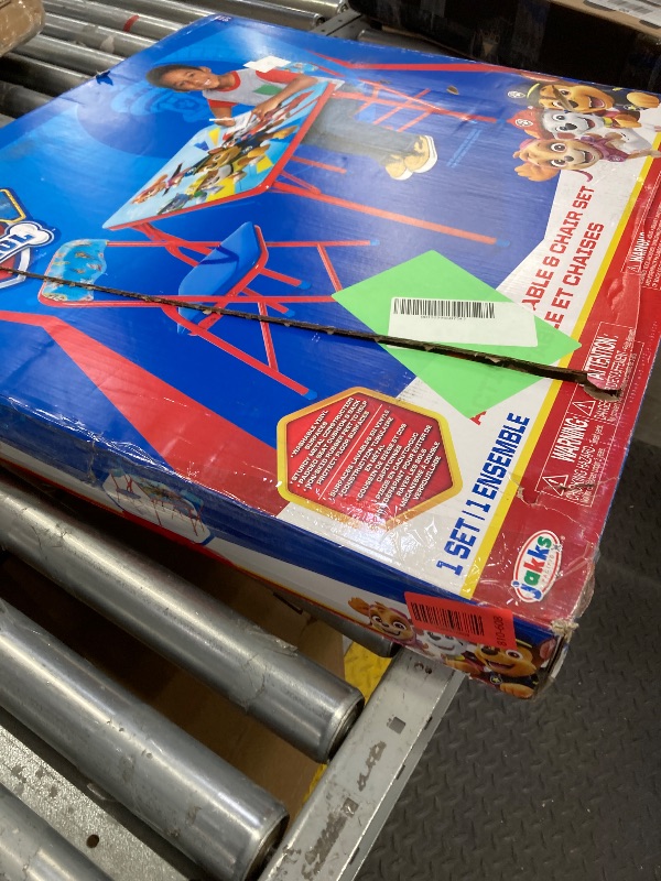 Photo 1 of 
Paw Patrol Kids Activity Table and Chair Set, Multi-Color, 3-Piece