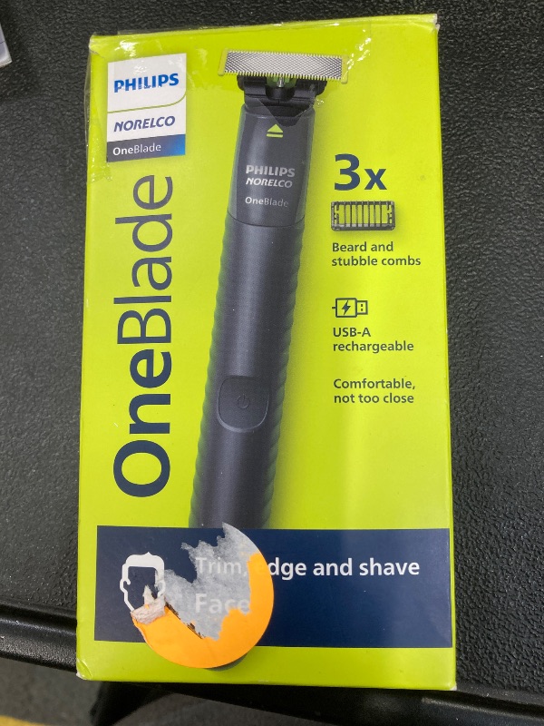 Photo 1 of ***WHAT YOU SEE IN PICS IS ALL THAT IS INCLUDED*NOTHING ELSE***Philips Norelco for Face + Body, Electric Beard Trimmer, Shaver and Groomer, 5in1 Adjustable Comb, 1x Body Kit, Model QP2834/70, Black/Lime Green***WHAT YOU SEE IN PICS IS ALL THAT IS INCLUDED
