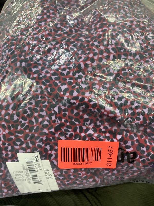 Photo 1 of Amazon Essentials Women's One-Piece Coverage Swimsuit (Available in Plus Size), Brick Red Leopard, 4XL