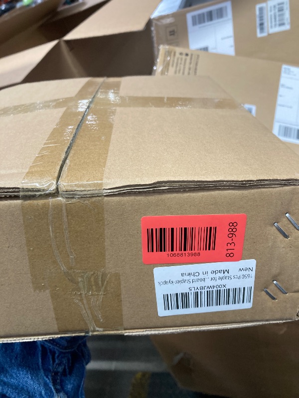 Photo 1 of 1650 Pcs Black Foam Board Staples 1.65 Inch for 1–2 Inch Foam Board Floor Heating Pipe Binding Staples (PEX Stapler Not Included)