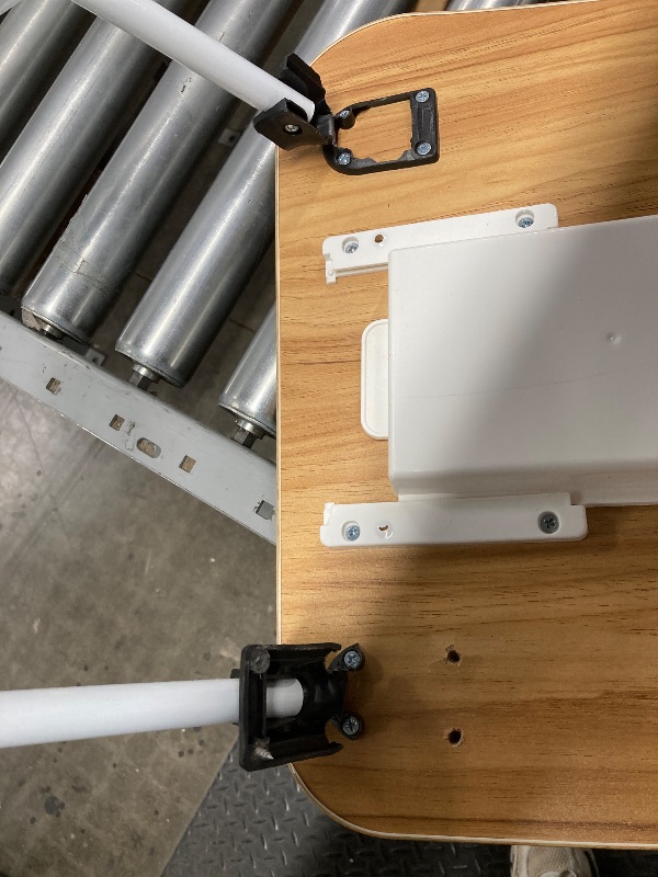 Photo 1 of ***BROKEN*****PHANCIR Foldable Lap Desk, 23.6 Inch Portable Wood Laptop Desk Table Workspace Office Organizer Bed Sofa Tray with Slots/Cup Holder/Drawer, Anti-Slip for Reading Writing Eating Watching, Walnut