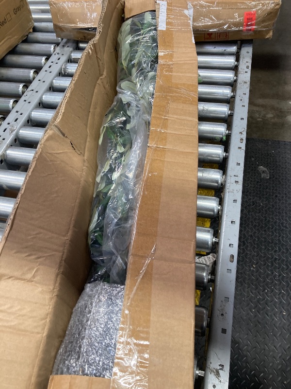 Photo 1 of 6 ft Artificial Olive Plants with Realistic Leaves and Natural Trunk, Silk Fake Olive Tree in Black Plastic Pot, Faux Olive Tree for Office Home