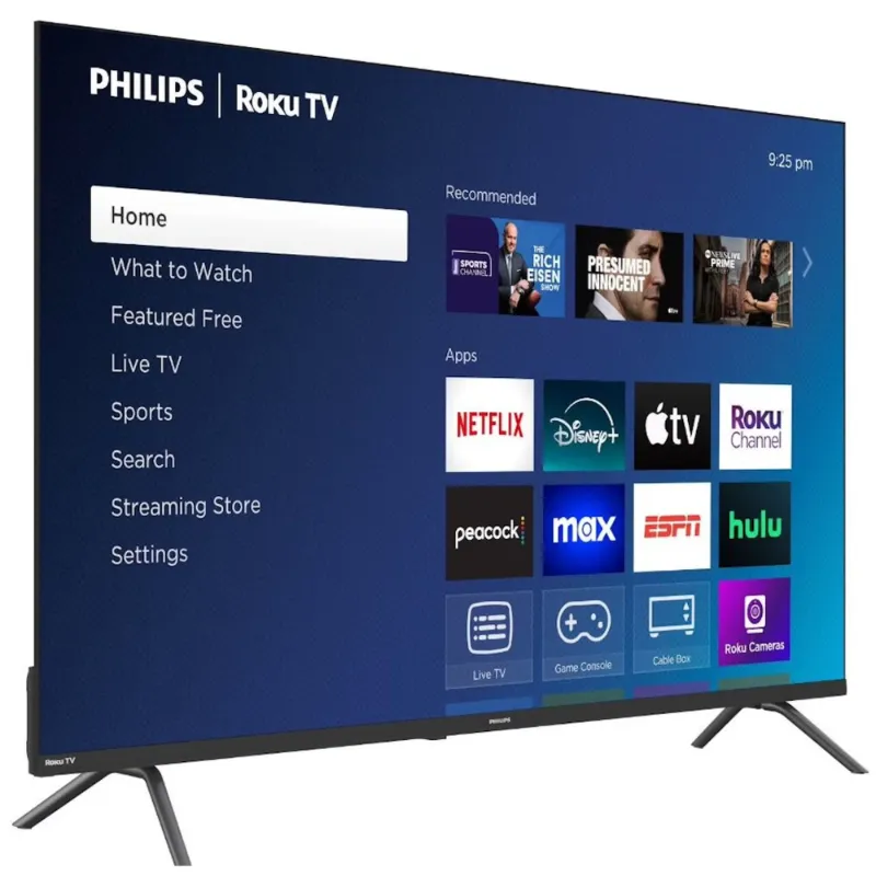 Photo 1 of ***BROKEN***Philips 60" QLED 4K UHD Roku Smart TV with 3 Year Coverage