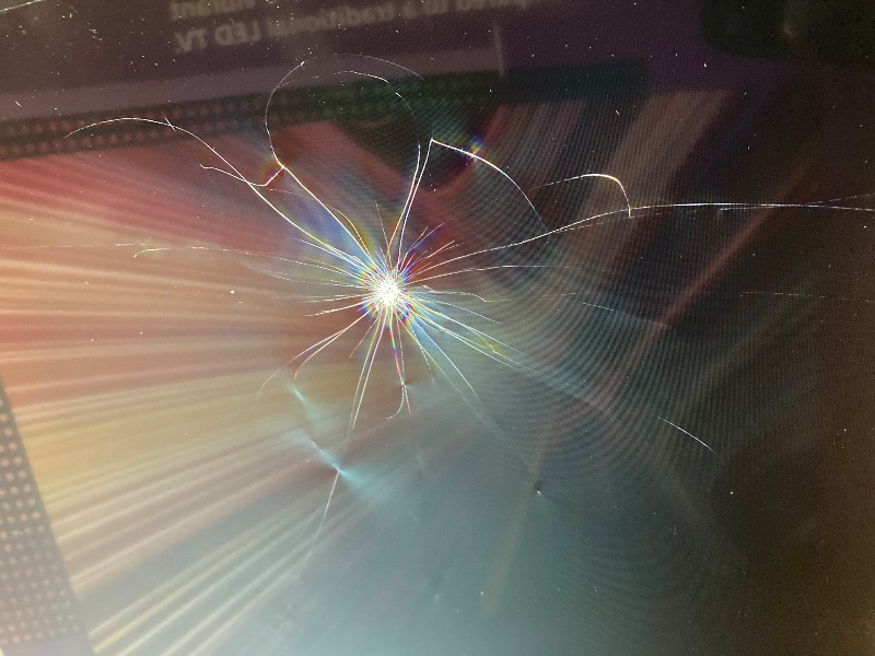 Photo 1 of ***BROKEN***Philips 60" QLED 4K UHD Roku Smart TV with 3 Year Coverage