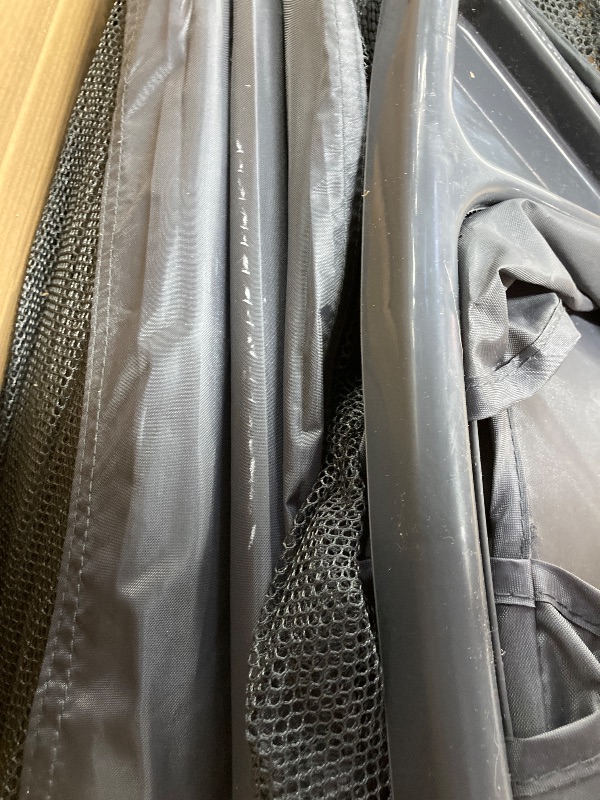 Photo 1 of ***MOBILE TOYS ARE MISSING***RUPOUN Baby Playards, Foldable Nursery Center Playpen and Toy Mobile, Portable Travel Bassinet, Locking Wheels, Gray***MOBILE TOYS ARE MISSING***