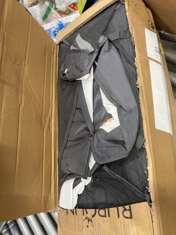 Photo 1 of ***MOBILE TOYS ARE MISSING***RUPOUN Baby Playards, Foldable Nursery Center Playpen and Toy Mobile, Portable Travel Bassinet, Locking Wheels, Gray***MOBILE TOYS ARE MISSING***