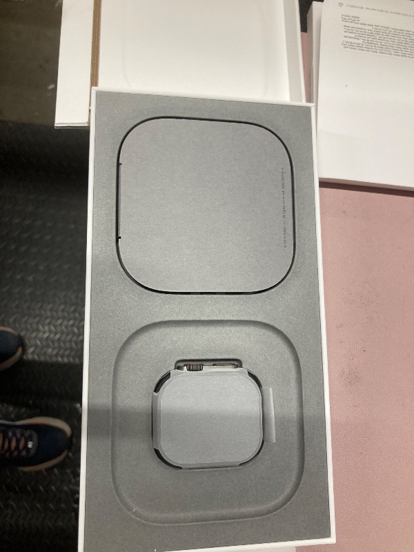 Photo 1 of **was opened to check everything is good** Apple Watch Ultra 3 [GPS + Cellular 49mm] Running & Multisport Smartwatch w/Rugged Titanium Case w/Black Ocean Band. Satellite Communications, Advanced Health & Fitness Tracking