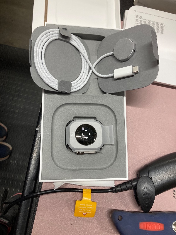 Photo 1 of **was opened to check everything is good** Apple Watch Ultra 3 [GPS + Cellular 49mm] Running & Multisport Smartwatch w/Rugged Titanium Case w/Black Ocean Band. Satellite Communications, Advanced Health & Fitness Tracking