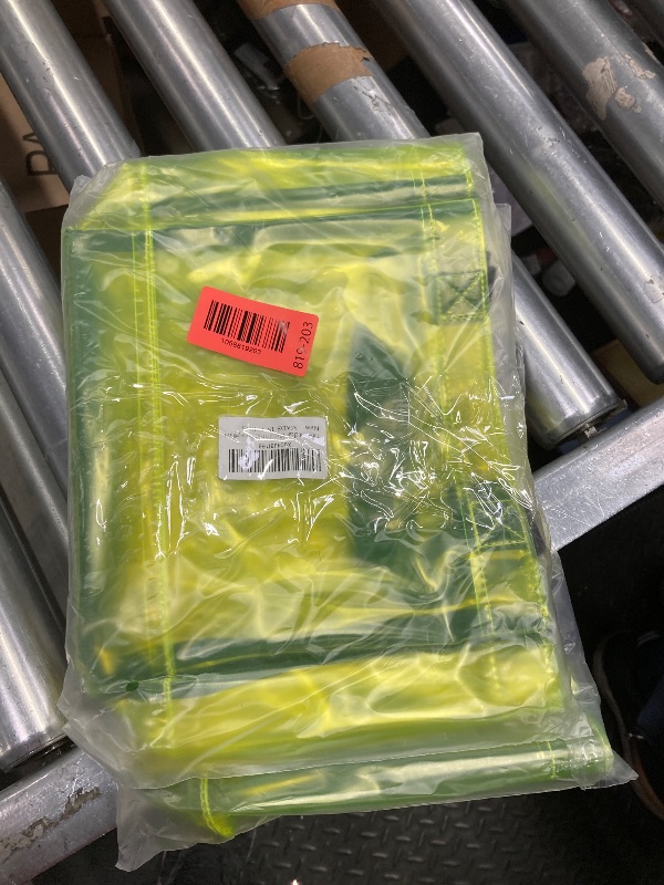 Photo 1 of **pack of 2**TotePrint Clear 1Packs Small Tote Work Bag,Gift Wrap Handbag for Bridal and Birthday Party,Travel Makeup Pouch with Handle (2pcs-yellow)