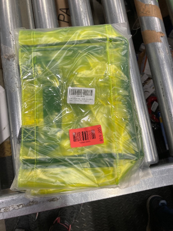 Photo 1 of **pack of 2*TotePrint Clear 1Packs Small Tote Work Bag,Gift Wrap Handbag for Bridal and Birthday Party,Travel Makeup Pouch with Handle (2pcs-yellow)