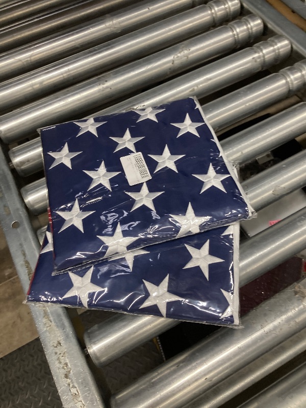 Photo 1 of  PACK OF 2  ARTISAN OF VICTORY American Flags for Outside 3x5 Ft - Heavy Duty USA Flag, Durable US Flag Perfect for Outdoor Display